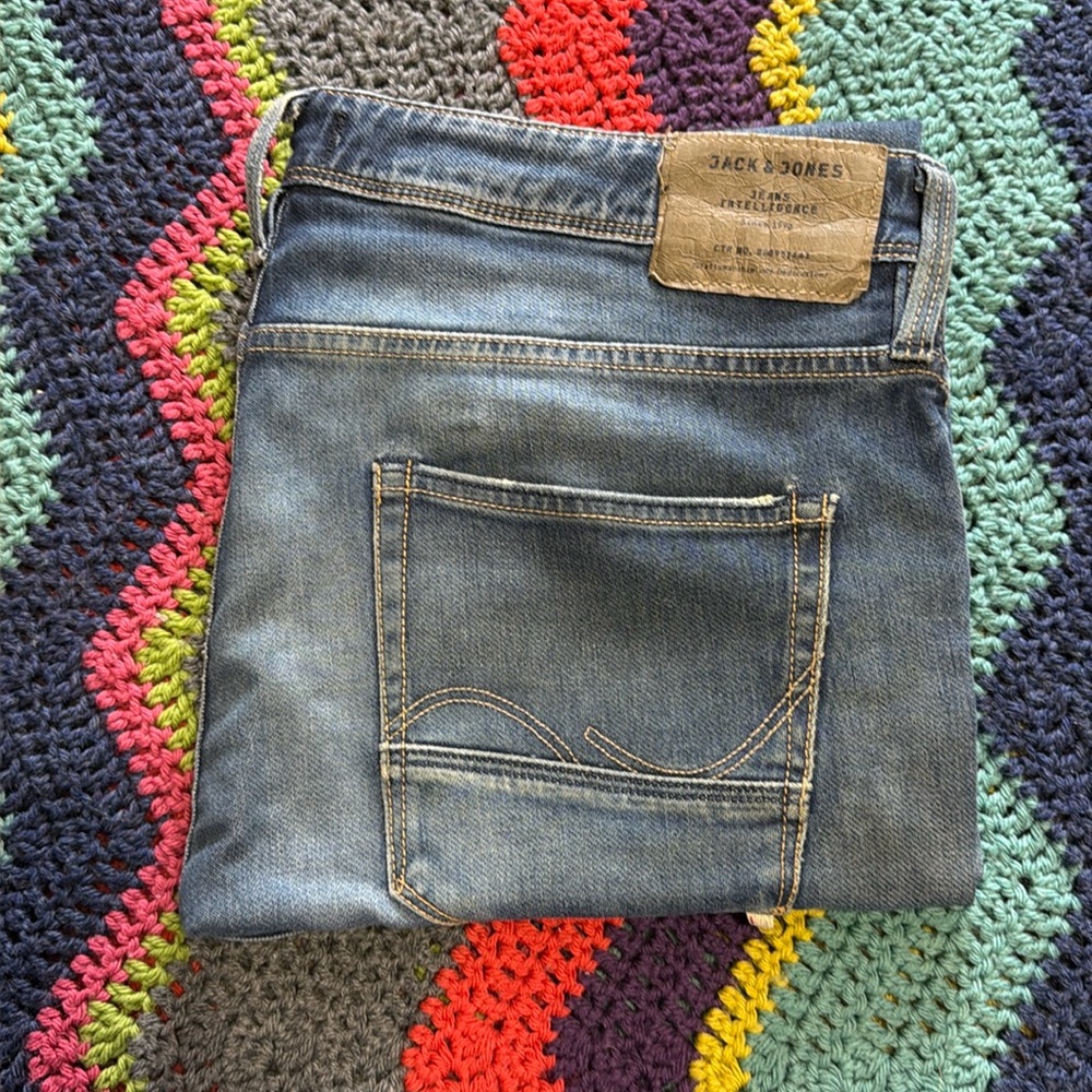 Jack & Jones Men’s Size 34x32 Glenn Slim Stretch Fit